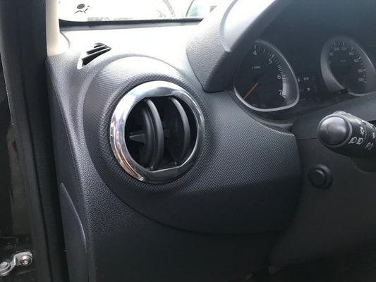 Interior Air Vent Trim (4 pcs, Stainless Steel) for Renault Duster 2008-2017 - image 2