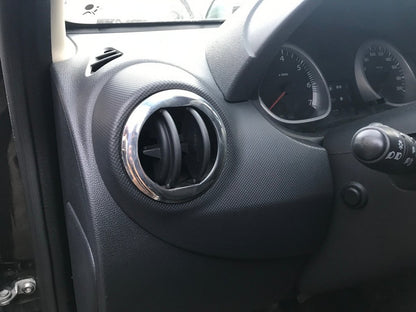 Interior Air Vent Trim (4 pcs, Stainless Steel) for Renault Duster 2008-2017 - image 2