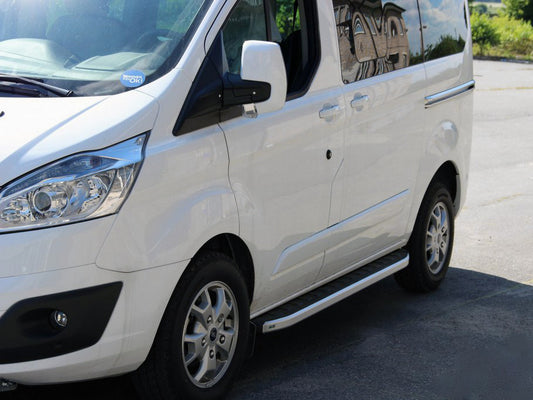 Side Steps Fullmond (2 pcs, aluminum) for Ford Custom 2013-2022 - image 1