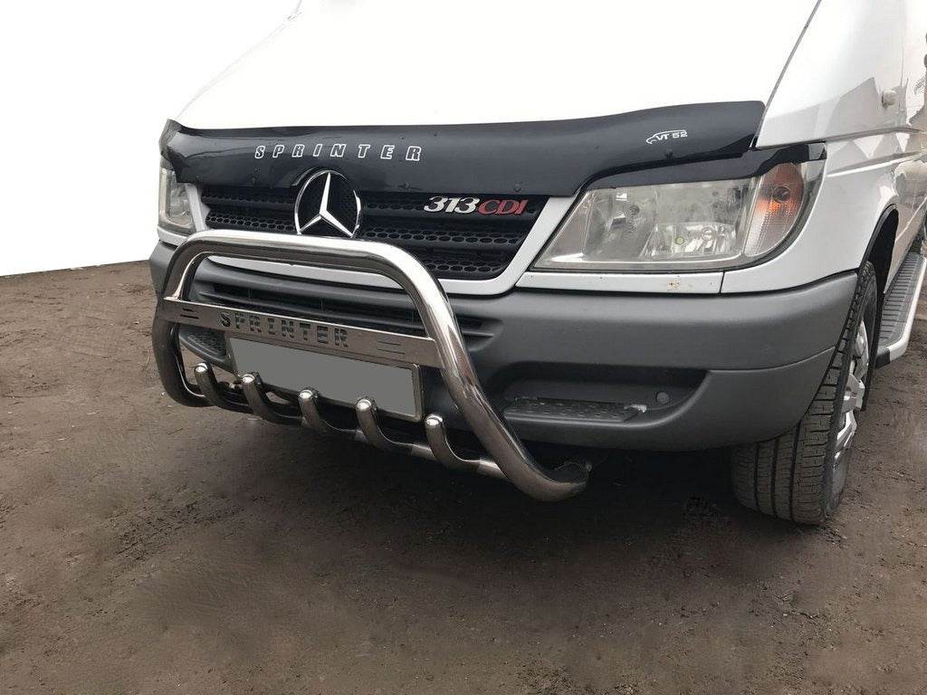 The WT003 bumper guard (stainless) for Mercedes Sprinter W901/902/903/904/905 1995-2006 - Reelken Auto