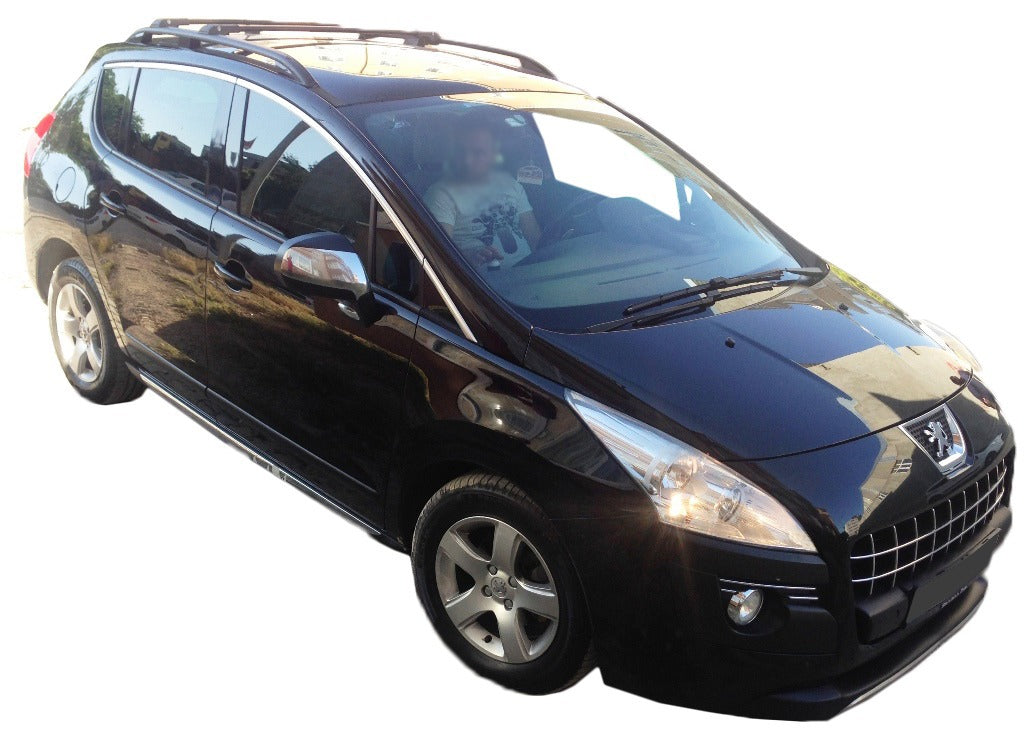 Roof Rails Skyport BLACK for Peugeot 3008 2008-2016 - image 1