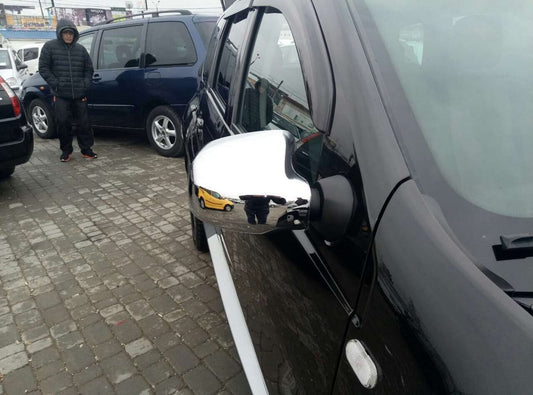 Mirror covers (2 pcs) for Renault Logan I 2008-2013 - image 2