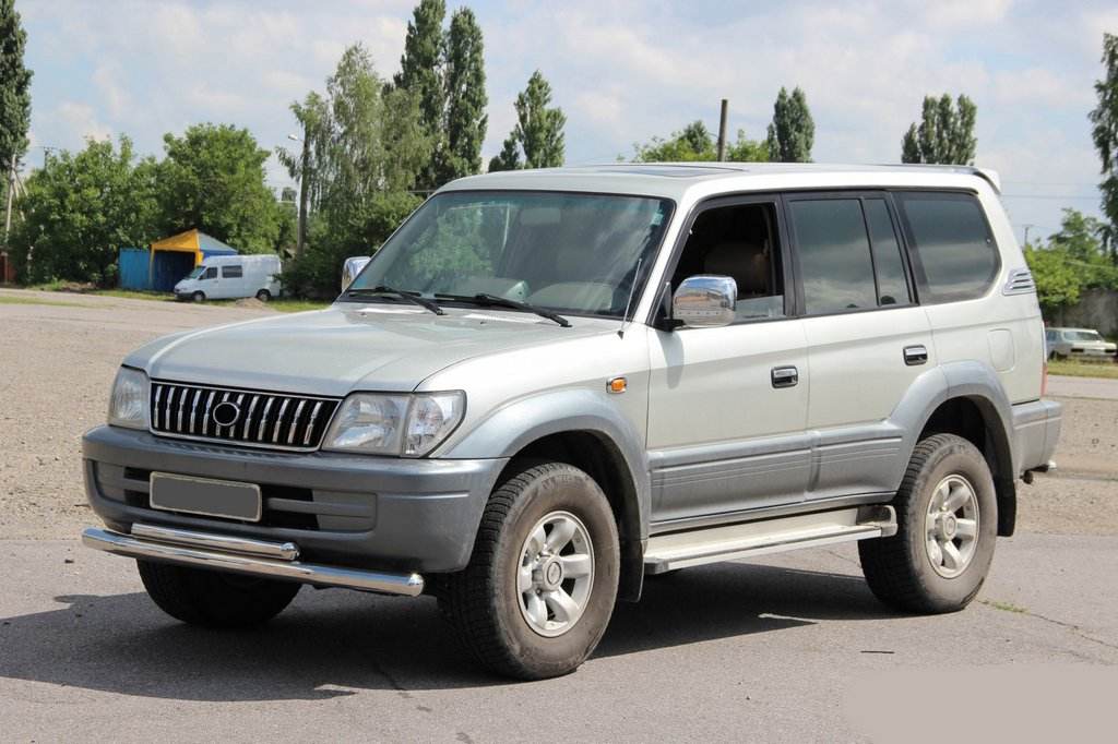 Front arc ST014 (stainless) for Toyota Land Cruiser 90 Prado - Reelken Auto