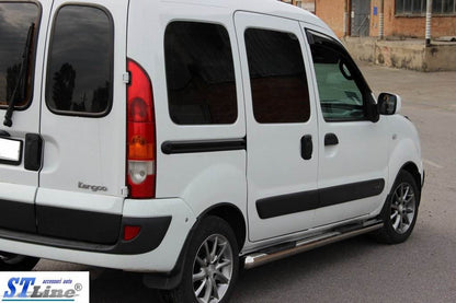 The side tube (2 PCs., stainless.) for Renault Kangoo 1998-2008 - Reelken Auto