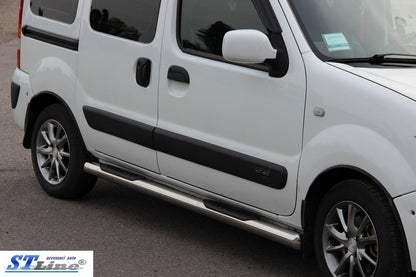 Side Pipes (2 pcs, Stainless Steel) for Renault Kangoo 1998-2008 - image 4