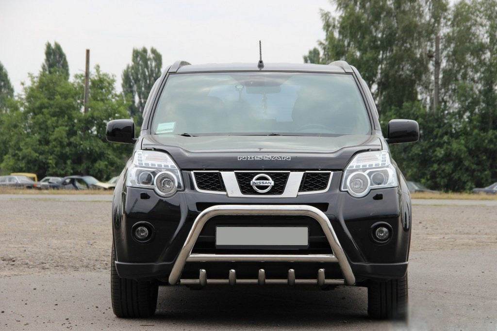 Front protection WT003 (stainless) for Nissan X-trail T31 2007-2014 - Reelken Auto