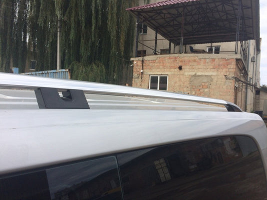 Roof Rails Chrome CAN Original Design (Metal Feet) for Mercedes Vito W639 2004-2014 - image 2