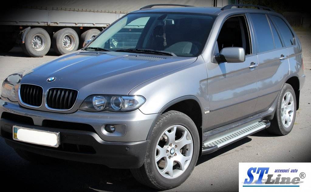 Lateral pipe Special (2 pieces, stainless steel) for BMW X5 E-53 1999-2006 - Reelken Auto
