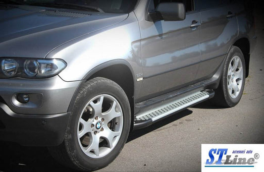 Lateral pipe Special (2 pieces, stainless steel) for BMW X5 E-53 1999-2006 - Reelken Auto