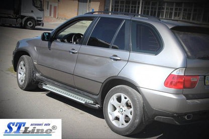 Lateral pipe Special (2 pieces, stainless steel) for BMW X5 E-53 1999-2006 - Reelken Auto