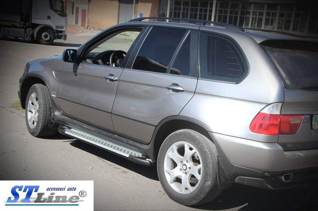The rear protection of Special (stainless) for BMW X5 E-53 1999-2006 - Reelken Auto