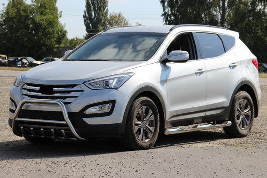 Front Bar WT003 (Stainless Steel) for Hyundai Santa Fe 3 2012-2018 - image 1