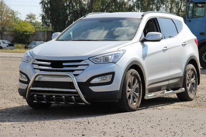 WT003 front arc (stainless) for Hyundai Santa Fe 3 2012-2018 - Reelken Auto