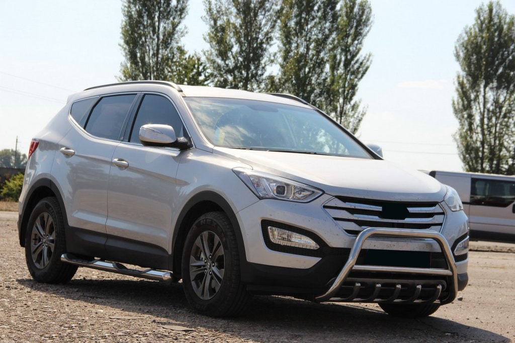 Front Bar WT003 (Stainless Steel) for Hyundai Santa Fe 3 2012-2018 - image 4