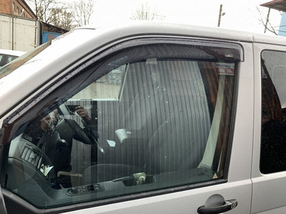 Window Deflectors (2 pcs, HIC) for Volkswagen T5 Caravelle 2004-2010 - image 5