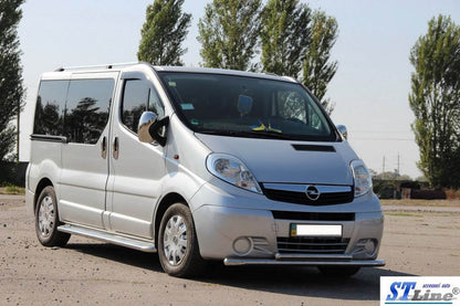 Front protection ST014 (stainless) for Opel Vivaro 2001-2015 - Reelken Auto