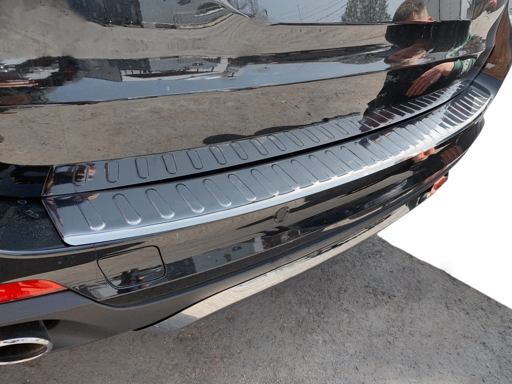 Rear bumper protector (Carmos) for BMW X5 F15 2013-2018 - image 1