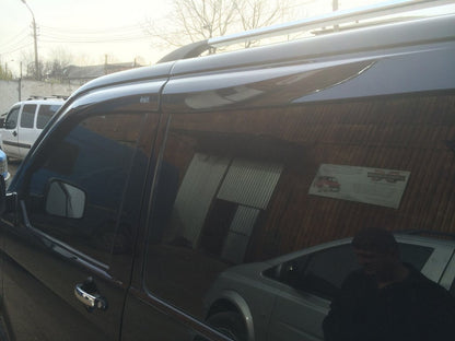 Window Deflectors (4 pcs, Sunplex Sport) for Volkswagen T5 Caravelle 2004-2010 - image 6