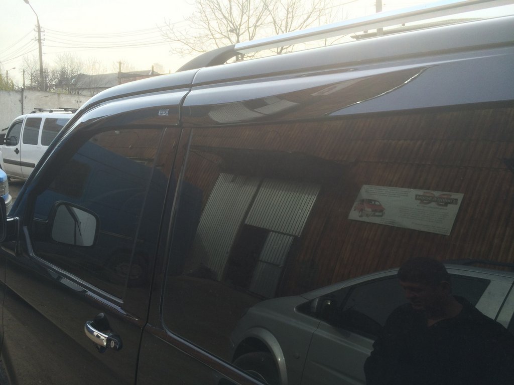 Window Deflectors (4 pcs, Sunplex Sport) for Volkswagen T5 Caravelle 2004-2010 - image 6