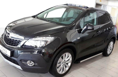 Lateral platforms Maya V1 (2 pieces, aluminum) for Opel Mokka 2012-2021 - Reelken Auto