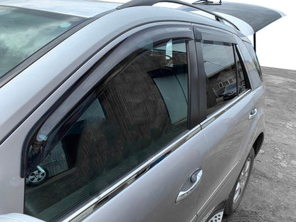 Window Deflectors (4 pcs, HIC) for Mercedes ML W164 2005-2011 - image 2
