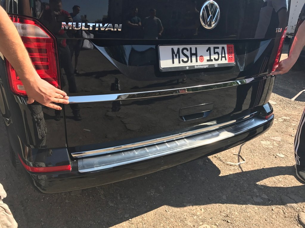 License Plate Trim Stainless Steel for Volkswagen T6 2015-2024 - image 4