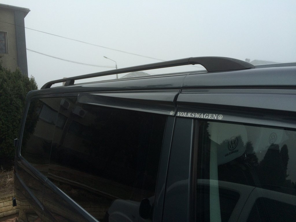 Black Roof Rails for Volkswagen T5 2010-2015 - image 3