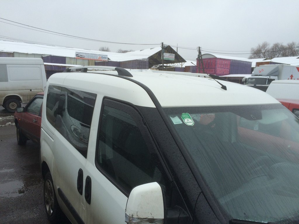 Roof rails Chrome for Fiat Doblo II 2010-2022 - image 4
