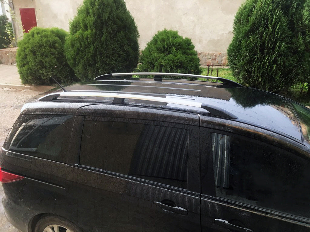 Aluminum Roof Rails (Chrome) for Mazda 5 2010-2018 - image 1