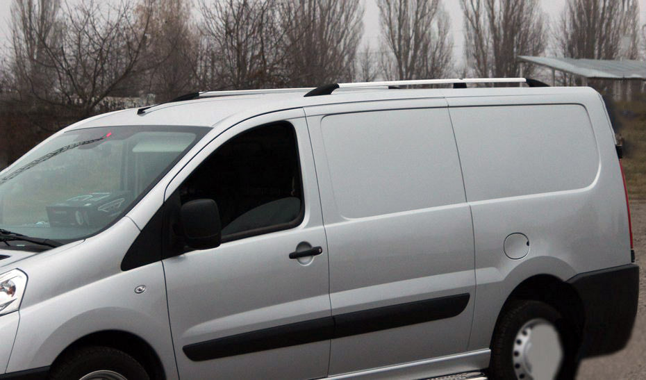 Chrome Roof Rails for Citroen Jumpy 2007-2017 - image 1
