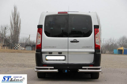 The rear corners are Double (2 piece, stainless.) for Citroen Jumpy 2007-2017 - Reelken Auto