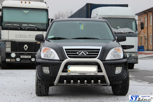 The WT003 bumper guard (stainless) for Chery Tiggo 1 - image 2
