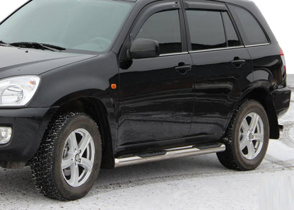 The side tube (2 PCs., stainless.) for Chery Tiggo 1 - image 1