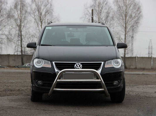 The WT022 bumper guard (stainless) for Volkswagen Touran 2003-2010 - Reelken Auto