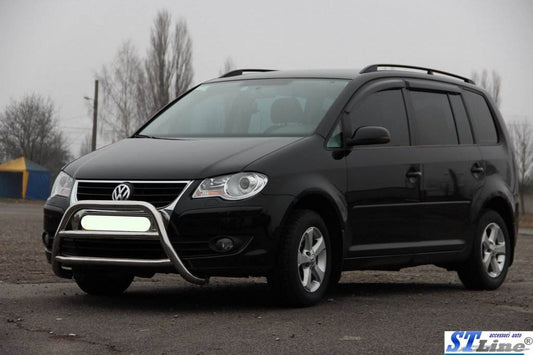 The WT022 bumper guard (stainless) for Volkswagen Touran 2003-2010 - Reelken Auto