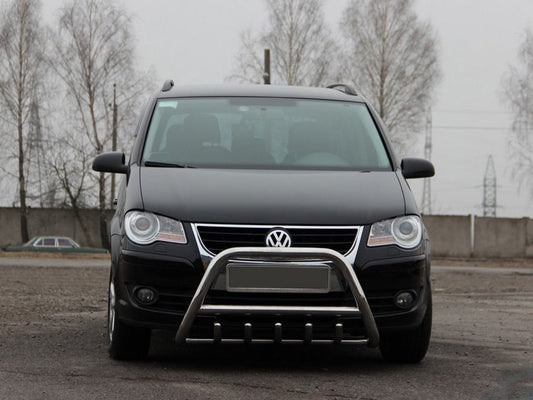 The WT003 bumper guard (stainless) for Volkswagen Touran 2003-2010 - image 1