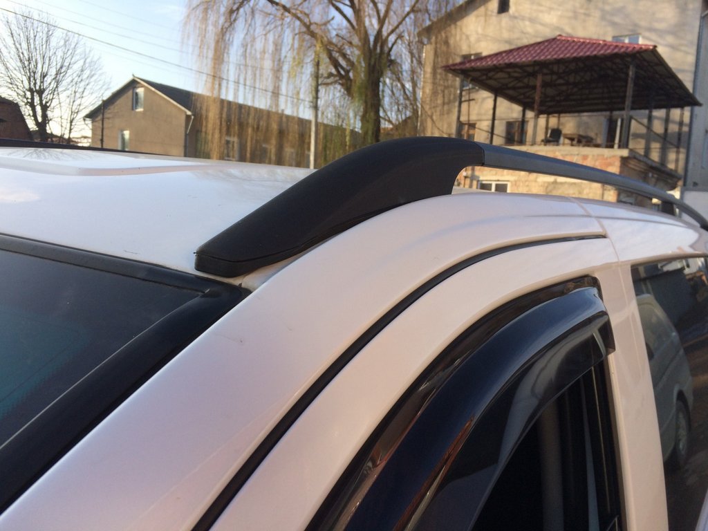 Black Roof Rails ELITE (plastic foot) for Mercedes Viano 2004-2014 - image 3