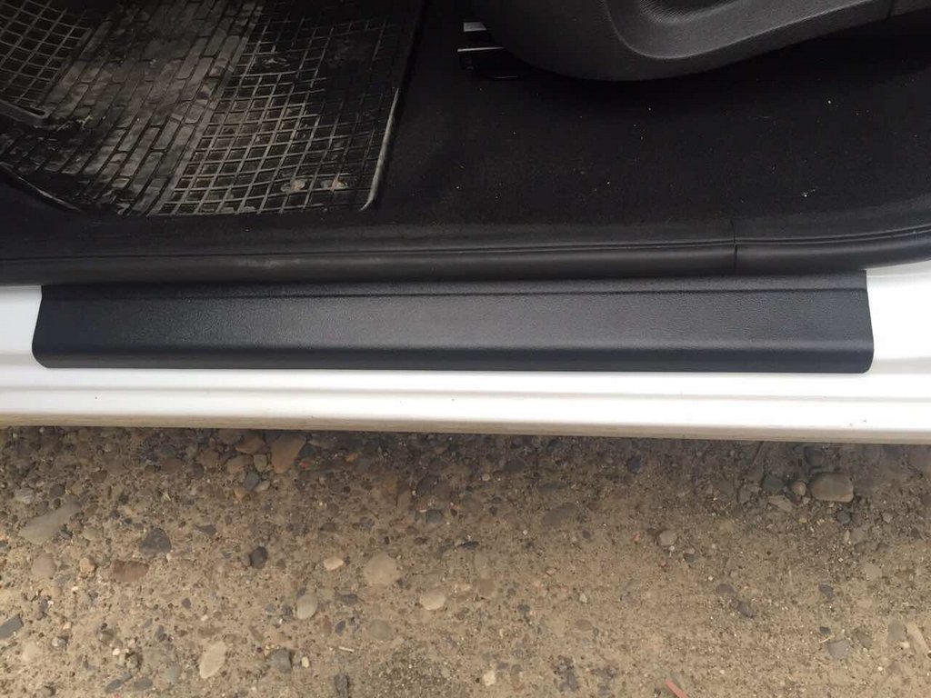 Door Sill Protectors DDU (2 pcs, plastic) for Renault Kangoo 2008-2020 - image 2