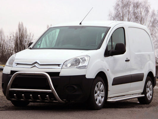 The WT003 bumper guard (stainless) for Peugeot Partner Tepee 2008-2018 - image 1