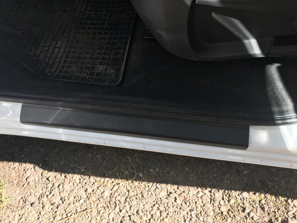 Door Sill Protectors DDU (2 pcs, plastic) for Renault Kangoo 2008-2020 - image 4