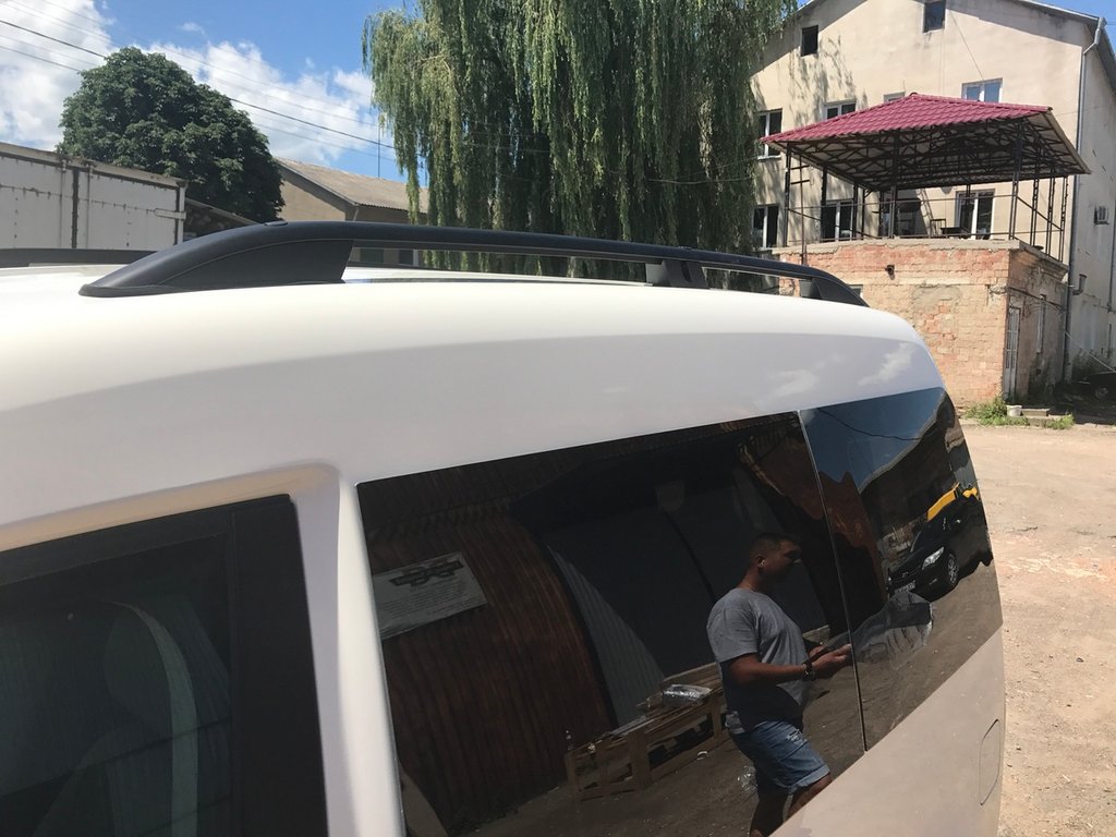 Roof Rails Skyport BLACK for Volkswagen Caddy 2010-2015 - image 3