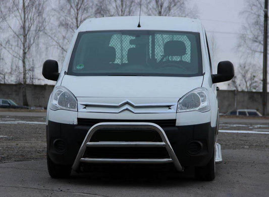 The WT022 bumper guard (stainless) for Citroen Berlingo 2008-2018 - Reelken Auto