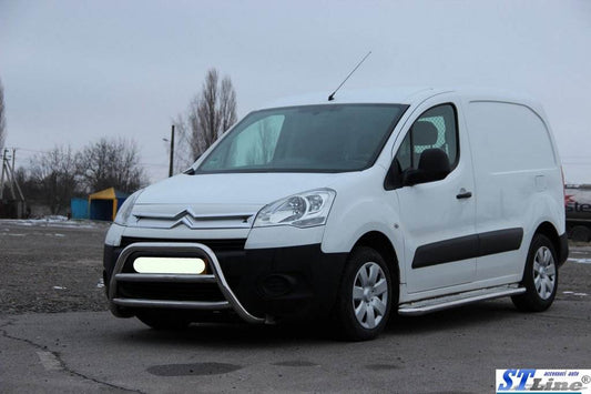 The WT022 bumper guard (stainless) for Citroen Berlingo 2008-2018 - Reelken Auto