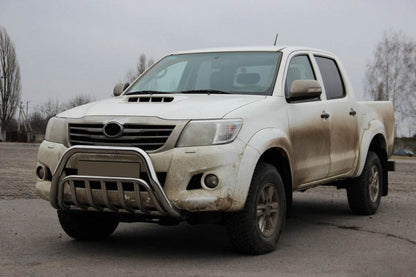 The WT002 bumper guard (stainless) for Toyota Hilux 2006-2015 - Reelken Auto