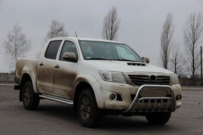 The WT002 bumper guard (stainless) for Toyota Hilux 2006-2015 - Reelken Auto