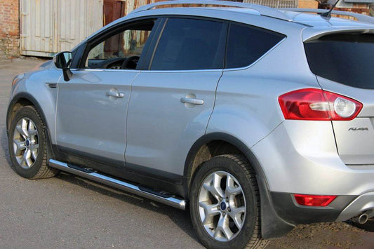Side of the straight pipe (2 pieces, stainless.) for Ford Kuga 2008-2013 - Reelken Auto