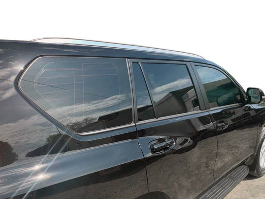 Roof rails Lexus-design (2 piece, gray) for Toyota Land Cruiser Prado 150 - Reelken Auto