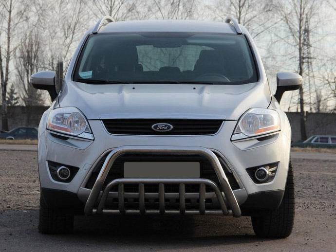The WT002 bumper guard (stainless) for Ford Kuga 2008-2013 - Reelken Auto