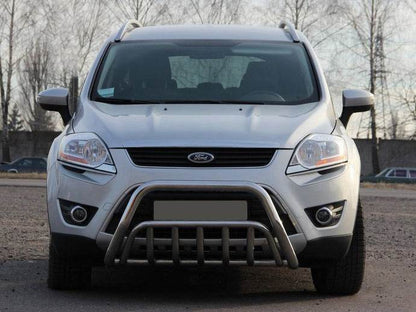 The WT002 bumper guard (stainless) for Ford Kuga 2008-2013 - Reelken Auto