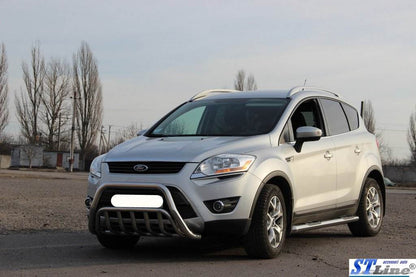 The WT002 bumper guard (stainless) for Ford Kuga 2008-2013 - Reelken Auto